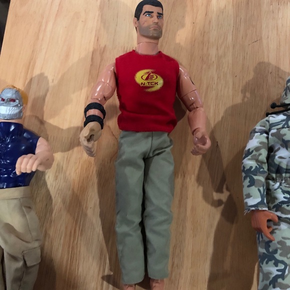 Vintage action man gi joe action figure lot of 3 1996-2002 ultra corps max steel - Picture 2 of 5
